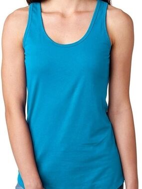 tek gear Women's Scoop Tank Top - Bright Teal Size Small NWT